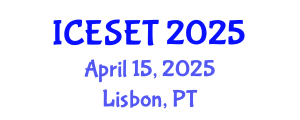 International Conference on Energy Systems Engineering and Technology (ICESET) April 15, 2025 - Lisbon, Portugal