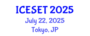 International Conference on Energy Systems Engineering and Technology (ICESET) July 22, 2025 - Tokyo, Japan