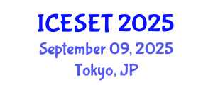 International Conference on Energy Systems Engineering and Technology (ICESET) September 09, 2025 - Tokyo, Japan