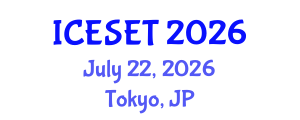 International Conference on Energy Systems Engineering and Technology (ICESET) July 22, 2026 - Tokyo, Japan