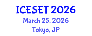 International Conference on Energy Systems Engineering and Technology (ICESET) March 25, 2026 - Tokyo, Japan