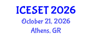 International Conference on Energy Systems Engineering and Technology (ICESET) October 21, 2026 - Athens, Greece