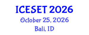 International Conference on Energy Systems Engineering and Technology (ICESET) October 25, 2026 - Bali, Indonesia