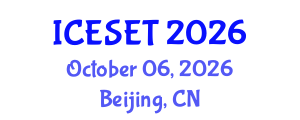 International Conference on Energy Systems Engineering and Technology (ICESET) October 06, 2026 - Beijing, China