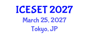International Conference on Energy Systems Engineering and Technology (ICESET) March 25, 2027 - Tokyo, Japan