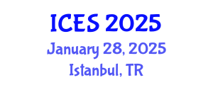 International Conference on Energy Systems (ICES) January 28, 2025 - Istanbul, Turkey