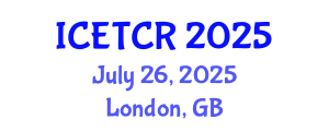 International Conference on Energy Technologies and Coal Reserves (ICETCR) July 26, 2025 - London, United Kingdom