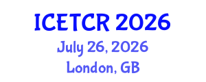 International Conference on Energy Technologies and Coal Reserves (ICETCR) July 26, 2026 - London, United Kingdom