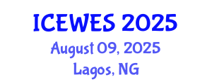 International Conference on Energy, Water and Environment Systems (ICEWES) August 09, 2025 - Lagos, Nigeria