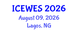 International Conference on Energy, Water and Environment Systems (ICEWES) August 09, 2026 - Lagos, Nigeria