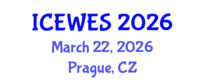 International Conference on Energy, Water and Environment Systems (ICEWES) March 22, 2026 - Prague, Czechia