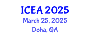 International Conference on Engineering and Architecture (ICEA) March 25, 2025 - Doha, Qatar