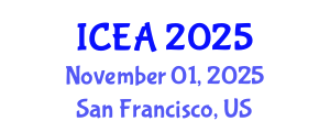 International Conference on Engineering and Architecture (ICEA) November 01, 2025 - San Francisco, United States