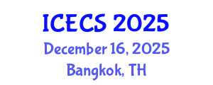 International Conference on Engineering and Computer Science (ICECS) December 16, 2025 - Bangkok, Thailand