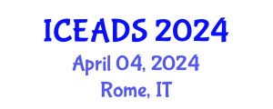 International Conference on Engineering and Design Sciences (ICEADS) April 04, 2024 - Rome, Italy