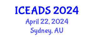 International Conference on Engineering and Design Sciences (ICEADS) April 22, 2024 - Sydney, Australia