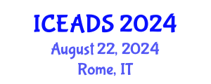 International Conference on Engineering and Design Sciences (ICEADS) August 22, 2024 - Rome, Italy