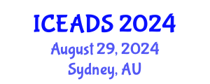 International Conference on Engineering and Design Sciences (ICEADS) August 29, 2024 - Sydney, Australia