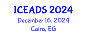 International Conference on Engineering and Design Sciences (ICEADS) December 16, 2024 - Cairo, Egypt