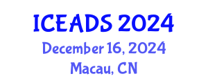 International Conference on Engineering and Design Sciences (ICEADS) December 16, 2024 - Macau, China