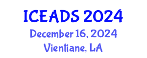International Conference on Engineering and Design Sciences (ICEADS) December 16, 2024 - Vientiane, Laos
