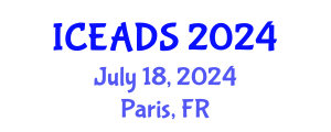 International Conference on Engineering and Design Sciences (ICEADS) July 18, 2024 - Paris, France