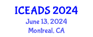 International Conference on Engineering and Design Sciences (ICEADS) June 13, 2024 - Montreal, Canada