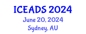 International Conference on Engineering and Design Sciences (ICEADS) June 20, 2024 - Sydney, Australia