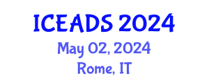 International Conference on Engineering and Design Sciences (ICEADS) May 02, 2024 - Rome, Italy