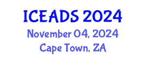 International Conference on Engineering and Design Sciences (ICEADS) November 04, 2024 - Cape Town, South Africa