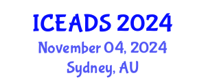 International Conference on Engineering and Design Sciences (ICEADS) November 04, 2024 - Sydney, Australia