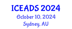 International Conference on Engineering and Design Sciences (ICEADS) October 10, 2024 - Sydney, Australia