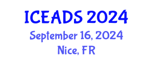 International Conference on Engineering and Design Sciences (ICEADS) September 16, 2024 - Nice, France