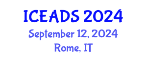 International Conference on Engineering and Design Sciences (ICEADS) September 12, 2024 - Rome, Italy