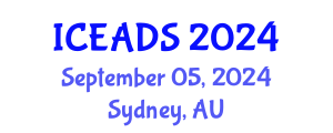 International Conference on Engineering and Design Sciences (ICEADS) September 05, 2024 - Sydney, Australia