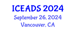 International Conference on Engineering and Design Sciences (ICEADS) September 26, 2024 - Vancouver, Canada