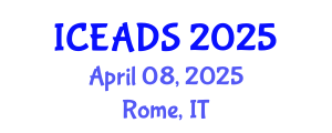 International Conference on Engineering and Design Sciences (ICEADS) April 08, 2025 - Rome, Italy