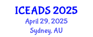 International Conference on Engineering and Design Sciences (ICEADS) April 29, 2025 - Sydney, Australia