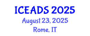 International Conference on Engineering and Design Sciences (ICEADS) August 23, 2025 - Rome, Italy