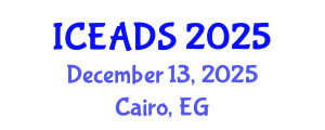 International Conference on Engineering and Design Sciences (ICEADS) December 13, 2025 - Cairo, Egypt