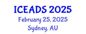 International Conference on Engineering and Design Sciences (ICEADS) February 25, 2025 - Sydney, Australia