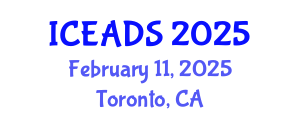 International Conference on Engineering and Design Sciences (ICEADS) February 11, 2025 - Toronto, Canada