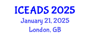 International Conference on Engineering and Design Sciences (ICEADS) January 21, 2025 - London, United Kingdom