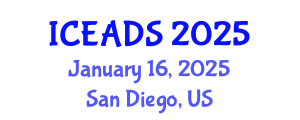 International Conference on Engineering and Design Sciences (ICEADS) January 16, 2025 - San Diego, United States