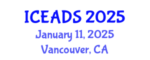 International Conference on Engineering and Design Sciences (ICEADS) January 11, 2025 - Vancouver, Canada