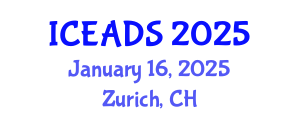 International Conference on Engineering and Design Sciences (ICEADS) January 16, 2025 - Zurich, Switzerland