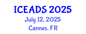 International Conference on Engineering and Design Sciences (ICEADS) July 12, 2025 - Cannes, France