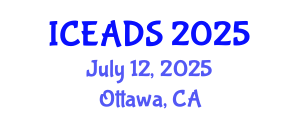 International Conference on Engineering and Design Sciences (ICEADS) July 12, 2025 - Ottawa, Canada