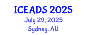 International Conference on Engineering and Design Sciences (ICEADS) July 29, 2025 - Sydney, Australia