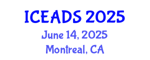 International Conference on Engineering and Design Sciences (ICEADS) June 14, 2025 - Montreal, Canada